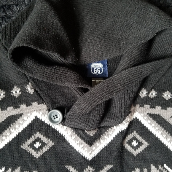 Route 66 Hooded Sweater - Picture 3 of 6